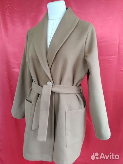Пальто женское демисезонное 44 46 кемэл новое