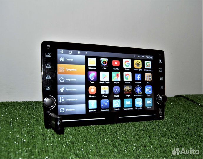 Андроид магнитола 10 дюйм с крутилками
