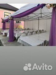 Прокат шатров мебели посуды Оформление торжеств