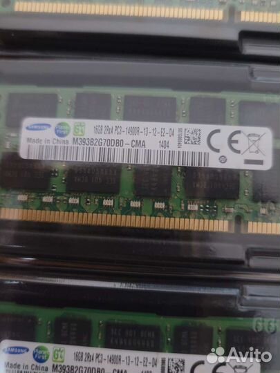 Ddr3 ecc reg 16гб 1866мгц и 1600мгц