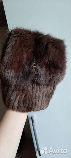 Шапка норковая женская