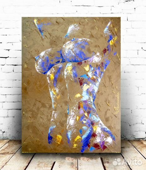 Картина маслом девушка обнаженная в стиле ню