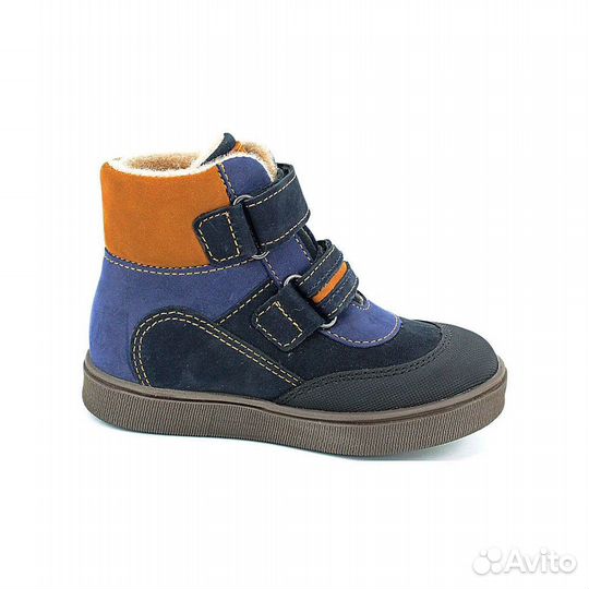 Ботинки малодетские для мальчиков 1519 т.Синий