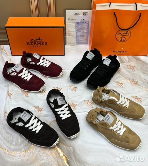 Кроссовки Кеды Hermes женские Размер 36-40