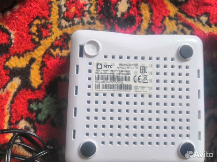 МГТС роутер МТС Iptv декодер did 7005