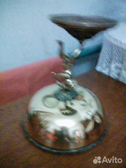 Антикварные вазы для фруктов бронза, латунь