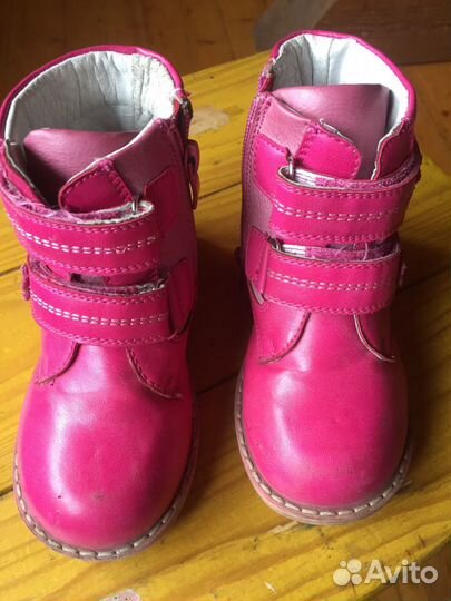 Ботинки демисезонные для девочки 24 размер