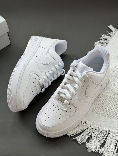 Кроссовки Nike air force 1 белые