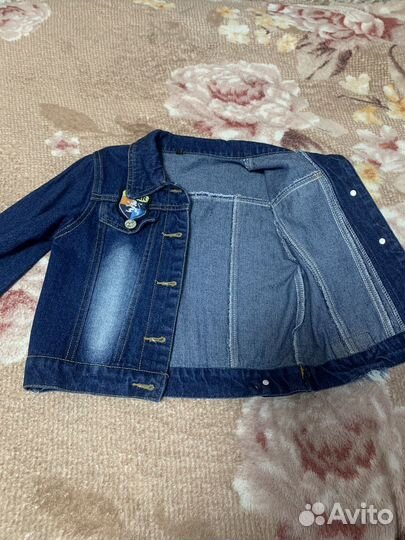 Джинсовая куртка детская