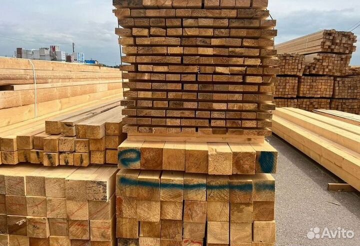 Брус обрезной 200х200х6000мм 1 сорт ГОСТ