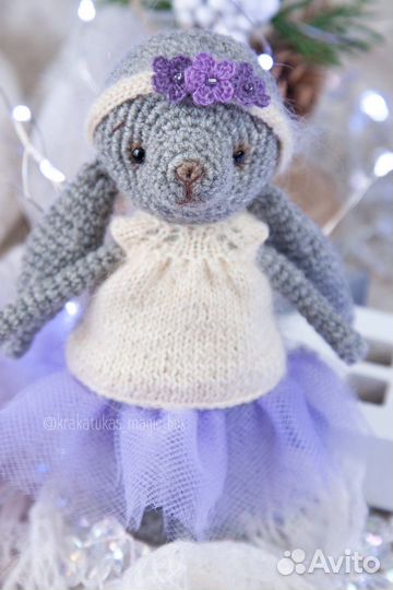 Вязаный зайка