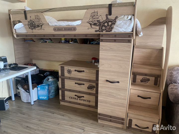 Детская кровать чердак