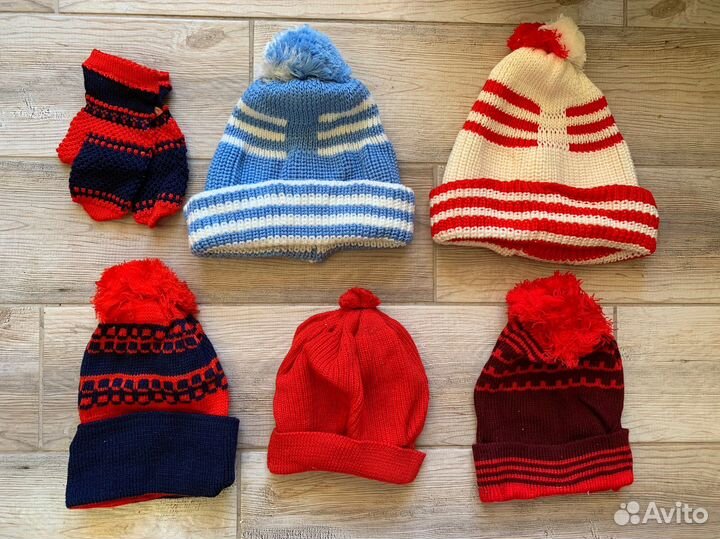 Шапки и варежки детские СССР