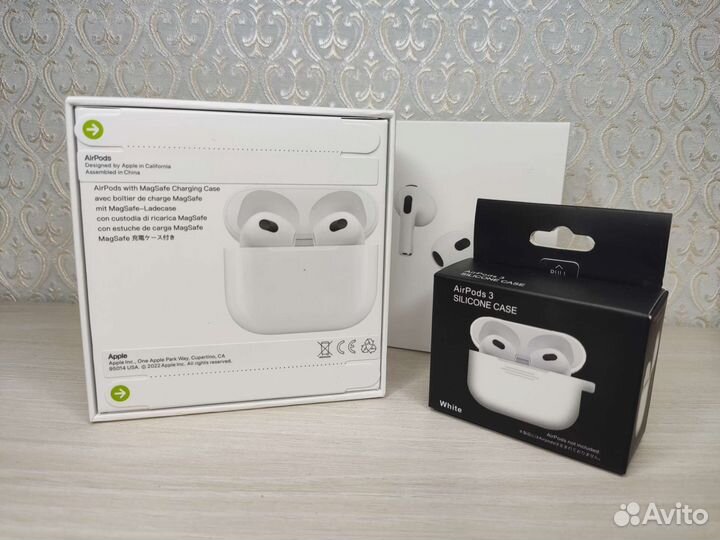 AirPods 3 новые (в подарок чехол + гарантия)