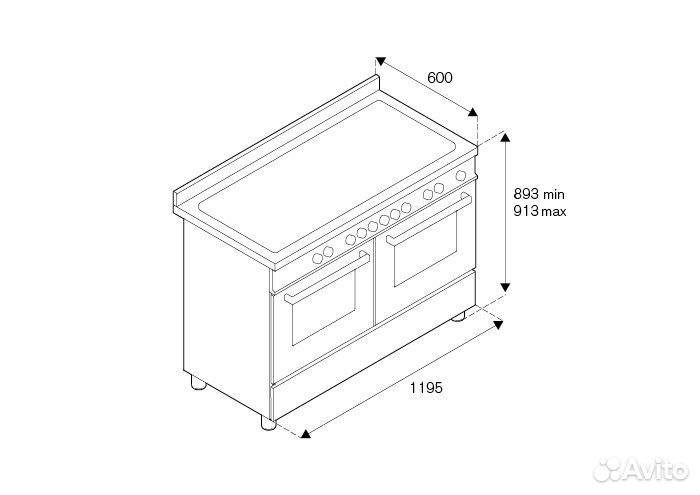 Варочный центр bertazzoni HER126G2enet