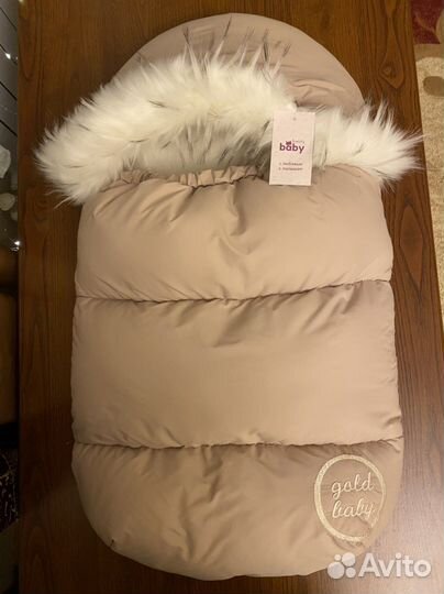 Зимний конверт для новорожденных (овечья шерсть)