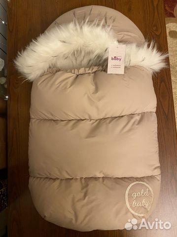 Зимний конверт для новорожденных (овечья шерсть)