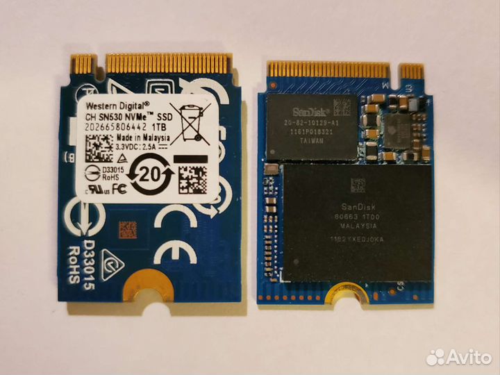 Samsung SSD 2230 на 512GB для Steam Deck