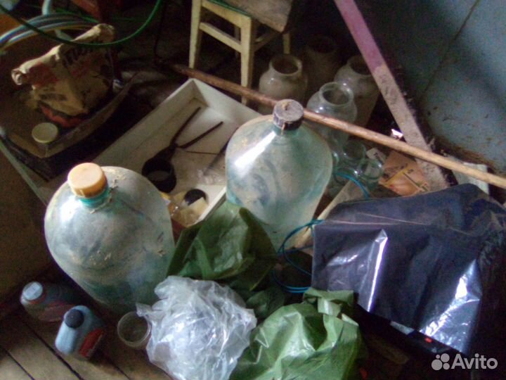 Бутыль стеклянная