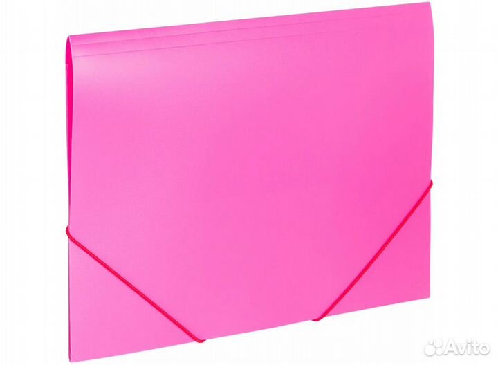 Папка на резинке А 4 толщ.500мкм арт 228083 цвет р