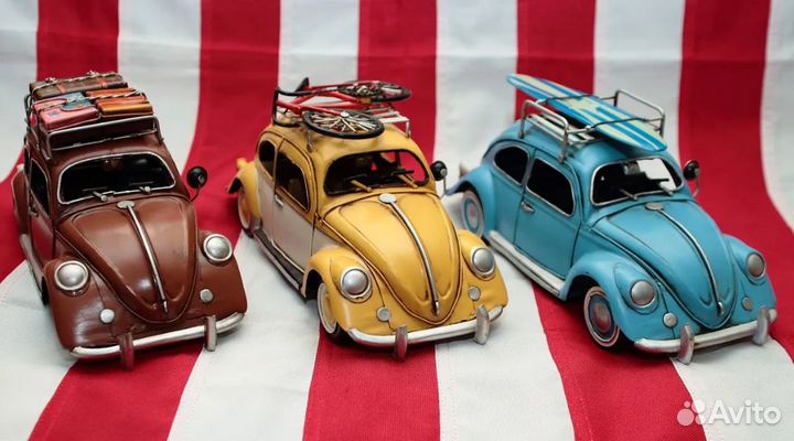 Модель автомобиля Beatle ручная работа металл