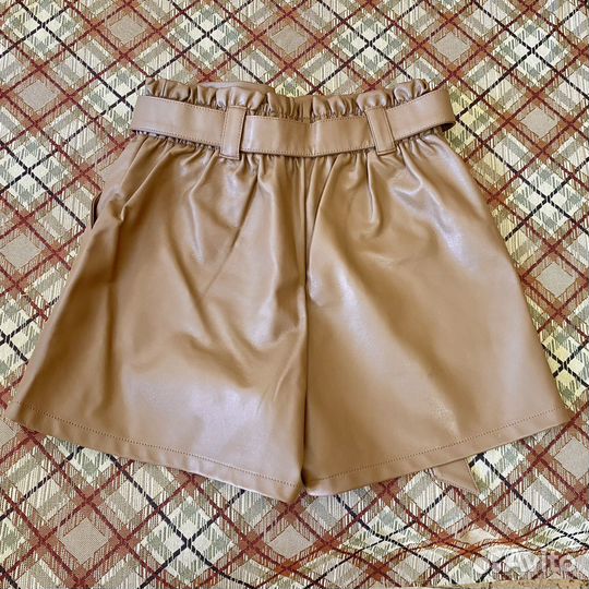 Шорты женские, искусственная кожа
