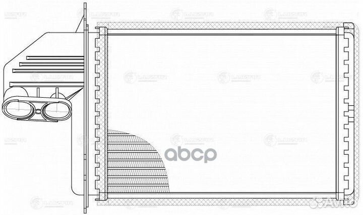 Радиатор отоп. для а/м BMW 3 (E36) (90);BMW 3