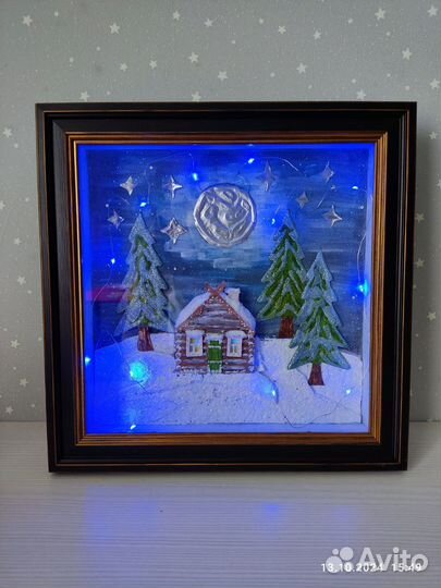 Новогодняя композиция в школу и детский сад