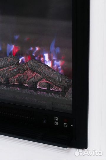 Электрокамин с классическим очагом 2D Elekam Вернисаж дуб золотой с очагом Pulsar 23G