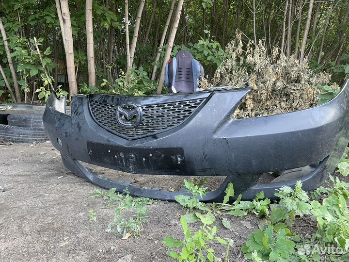 Бампер передний mazda 3 bk седан