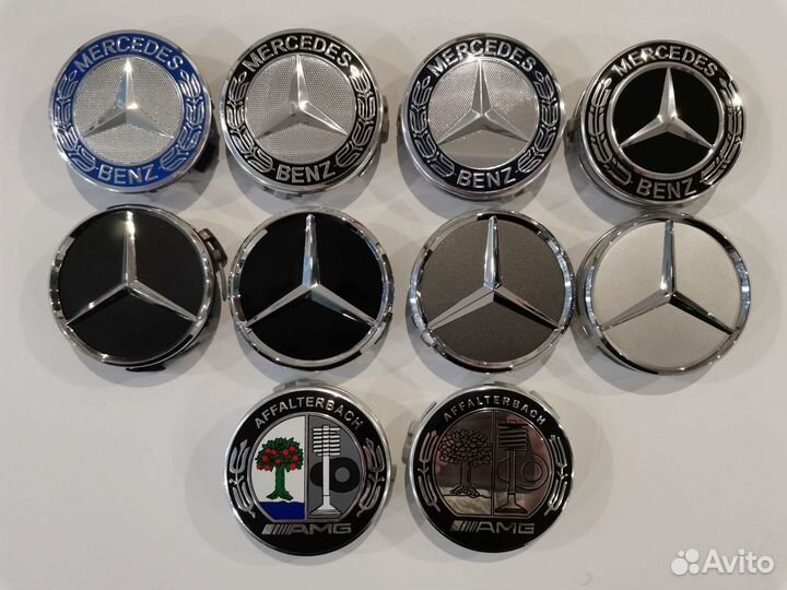 Колпачки, эмблемы на колёса, диски Mercedes