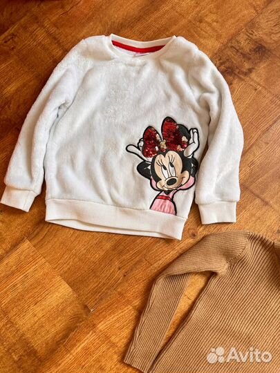 Детский комплект одежды для девочки пакетом 98-104