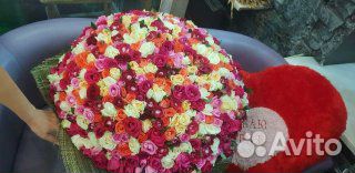 Букет Роз-51шт-микс-50см-за 3000. Доставка по крд