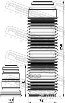 Пыльник переднего амортизатора С отбойником