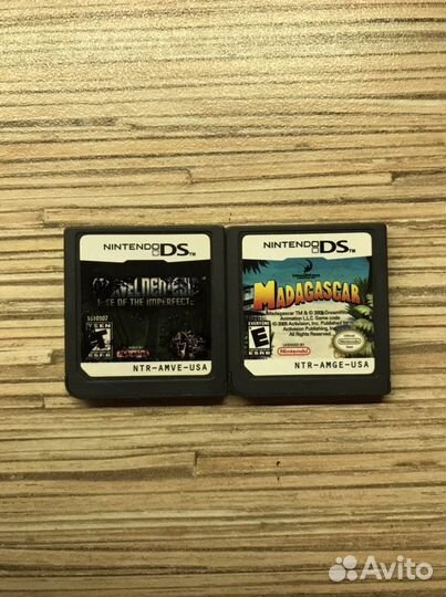 Nintendo ds Madagascar & Marvel nemesis