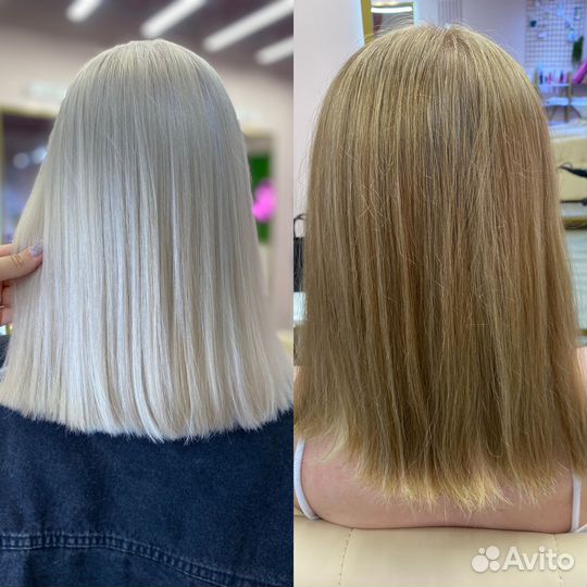 Окрашивание волос/выход из черного