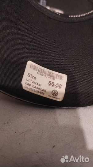 Бейсболка мужская Volkswagen auto