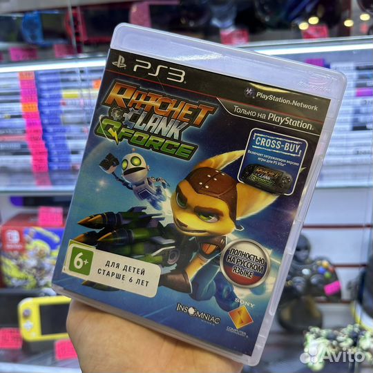 Ratchet clank Qforce PS3 редкий