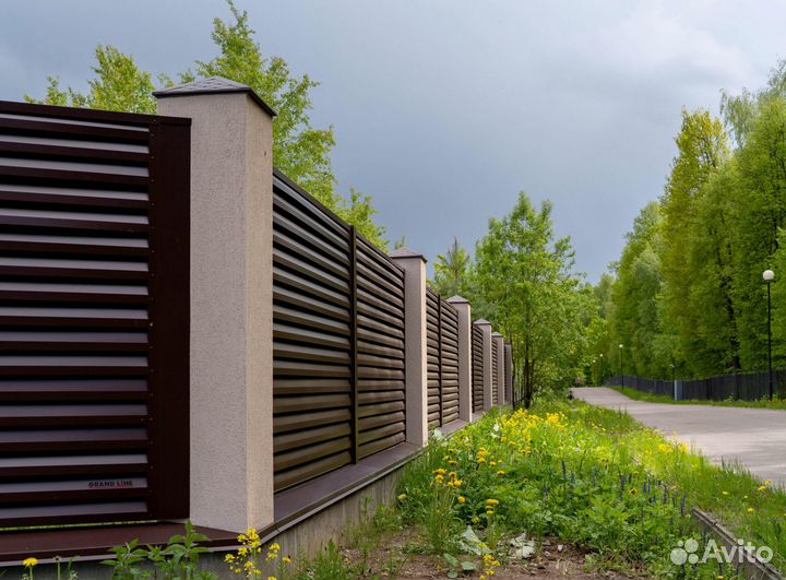 Забор жалюзи. Изготовление / Монтаж под ключ