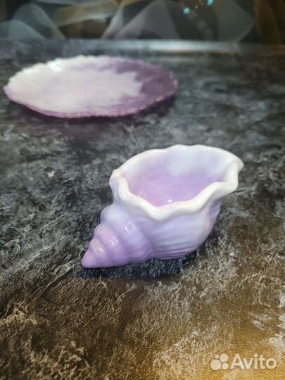 Креманка и сервировочное блюдо, набор