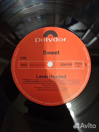 Sweet* – Level Headed