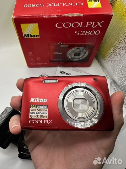 Фотоаппарат Nikon Coolpix S2800 Red