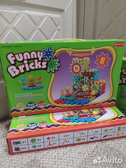 Детский развивающий конструктор шестерёнки