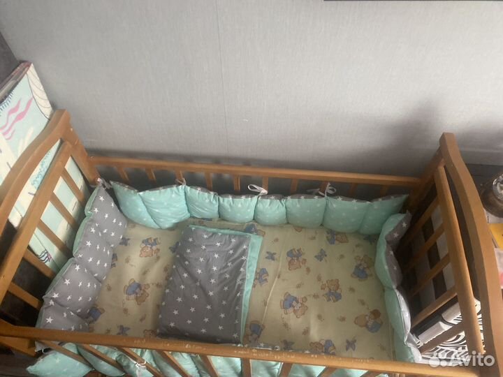 Детская кровать для новорожденных бу