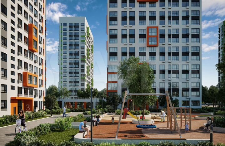 2-к. квартира, 62,9 м², 2/25 эт.