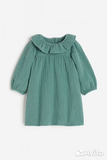Муслиновое платье h&m на девочку 92