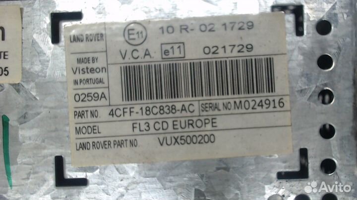 Магнитола Land Rover Freelander 1, 2005