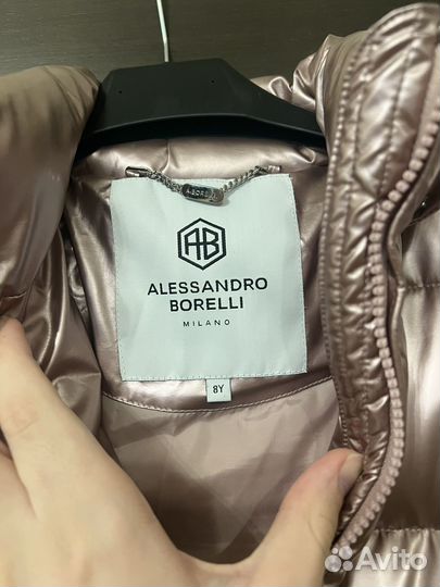 Пуховик alessandro borelli для девочки