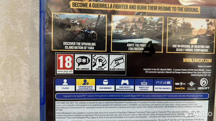Far cry 6 ps4 диск