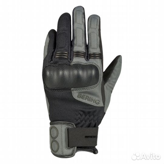 Motorradhandschuhe Bering Profil Damen Schwarz-Grau Черный